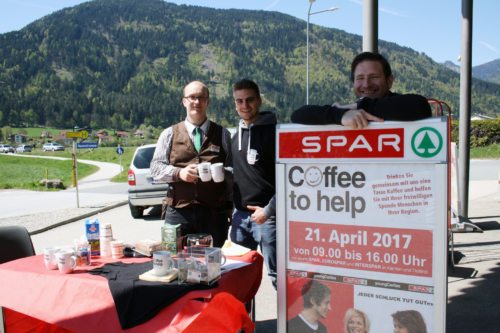 “coffee2help“ bei SPAR in Treffen - ein voller Erfolg (© Foto: SPAR Österreichische Warenhandels-AG)