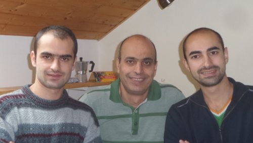Von links: Marc, Fadel und Ibrahim  (© Foto: Mann)