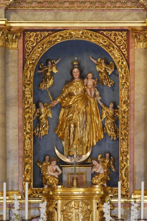 Das Gnadenbild der ältesten Marienkirche des Lavanttales zeigt die Gottesmutter mit dem Jesuskind. (© Foto: Pfarre St. Marein)