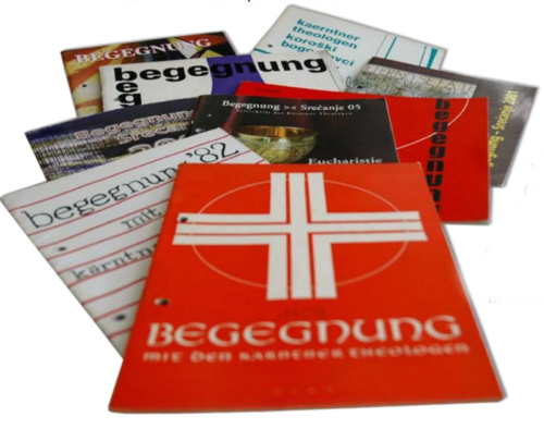 Collage anlässlich der 50. Ausgabe der “Begegnung“ 2006 (© Foto: Priesterseminar; Collage: ilab crossmedia, Klagenfurt)
