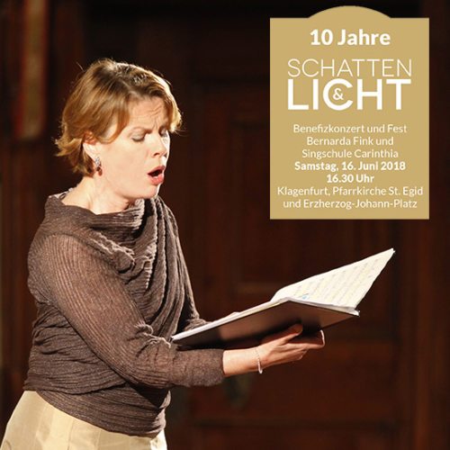 Bernarda Fink beim Benefizkonzert “Schatten & Licht“ 2009 (© Foto: Roderik van Kessenich)