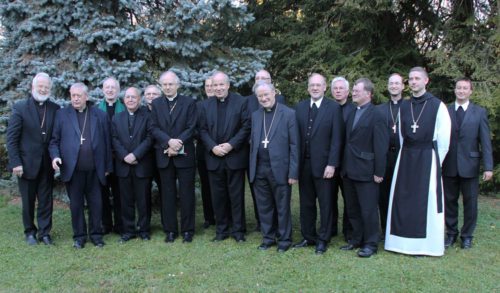 Avstrijski škofje pri svojem jesenskem zasedanju v Salzburgu: »Že sam izraz nepokorščina je besedna vojna napoved« (© Foto: Bischofskonferenz) Avstrijski škofje pri svojem jesenskem zasedanju v Salzburgu: »Že sam izraz nepokorščina je besedna vojna napoved« (© Foto: Bischofskonferenz)