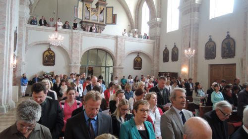Hl. Messe bei MitarbeiterInnen-Empfang im Stift St. Georgen (© Foto: Karl-Heinz Kronawetter / Internetredaktion)