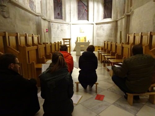 Nächtliches Gebet in der Rabensteinerkapelle des Stifts St. Paul (© Foto: KJ Lavanttal)
