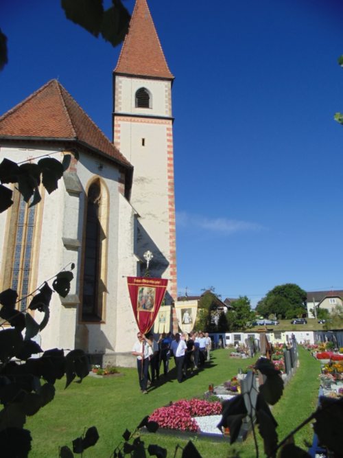 Das Fest der Aufnahme Mariens in Einersdorf (© Foto: SP)