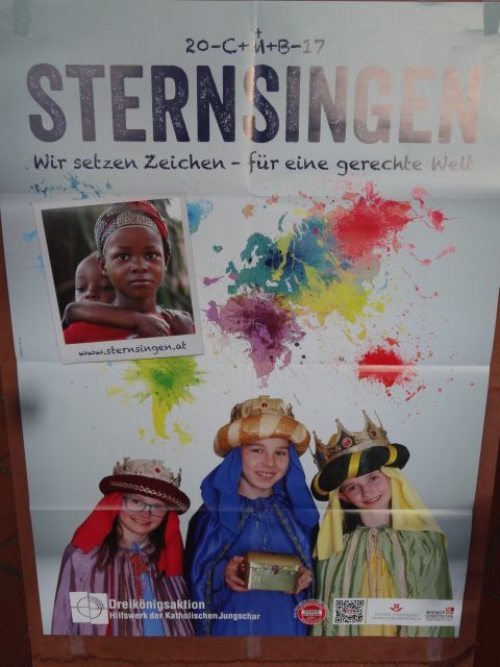 Plakat zur Sternsingeraktion 2017 (© Foto: Katholische Jungschar Österreich - Dreikönigsaktion)