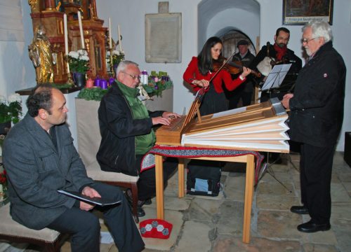 Musica Claudiforensis zu Gast beim Adventkonzert / Musica Claudiforensis v gosteh v Galiciji (© Foto: Klaus Jähnisch)
