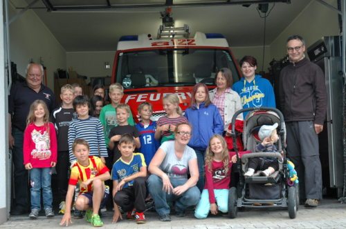 Besuch bei der FF Augsdorf • obisk hovških gasilcev (© Foto: Ingrid Mischkulnig)