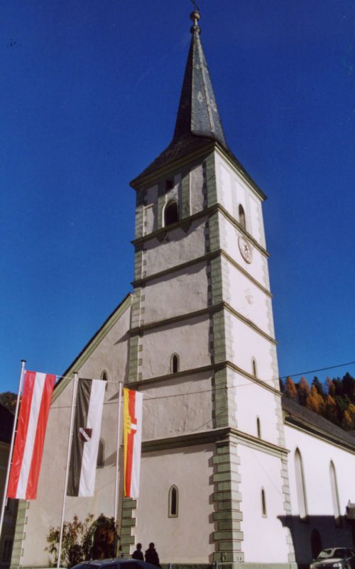 In der Pfarrkirche “Hl. Michael“ in Eisenkappel/Železna Kapla wird Bischof Schwarz im Rahmen des Dekanatstreffens eine hl. Messe feiern.  (© Foto: Pressestelle)