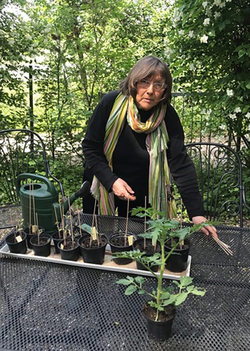 Marianne Gronemeyer über ihre Garten­arbeit: „Ich will das Loblied des Gartens singen.“ (Foto: Gronemeyer)