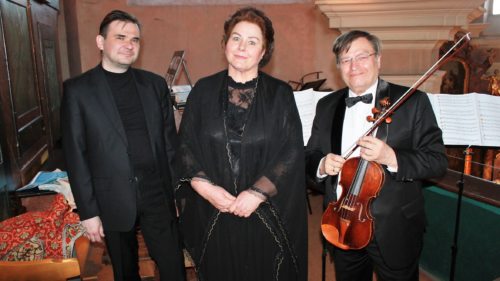 Konstantin Priadeev (Orgel), Grazyna Zielinska (sopran), Attila Szabo (Violine) (© Foto: ZS)