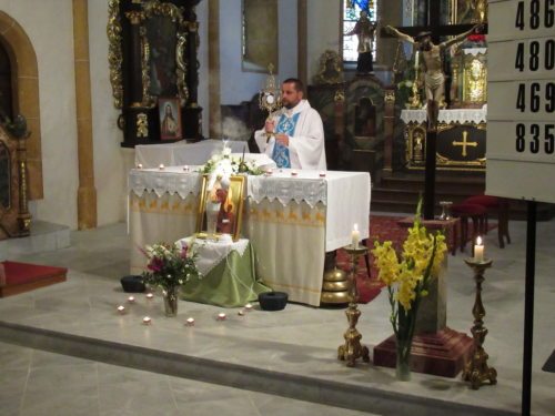 Medjugorje-Andacht am 04. August 2018 mit Abschluss-Segen. (Bild: Peter Sternig).