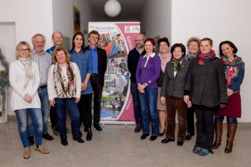 Der Vorstand des Katholischen Familienwerks. Nicht am Foto: Diakon Peter Granig. (© Foto: Thomas Hude)