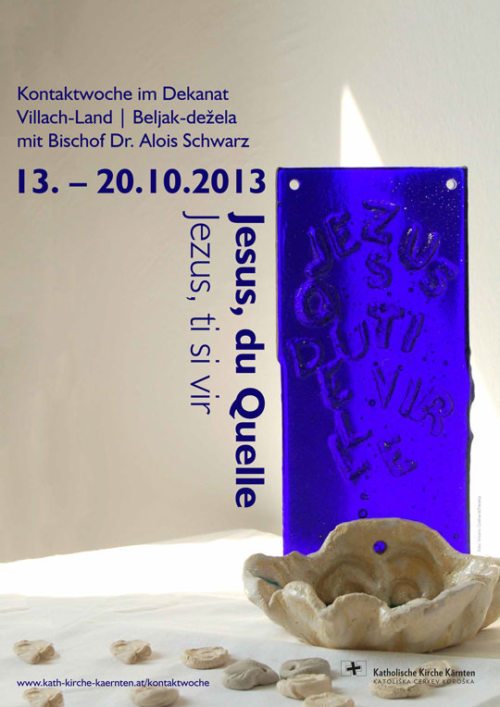 Plakat zur Kontaktwoche im Dekanat Villach-Land (© Foto: V. Gotthardt)