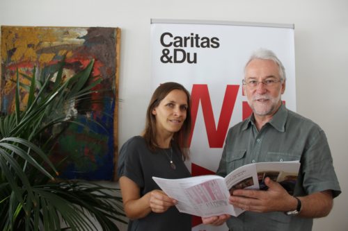 Mag. Marion Fercher und Caritasdirektor Dr. Josef Marketz (© Foto: Caritas Kärnten)
