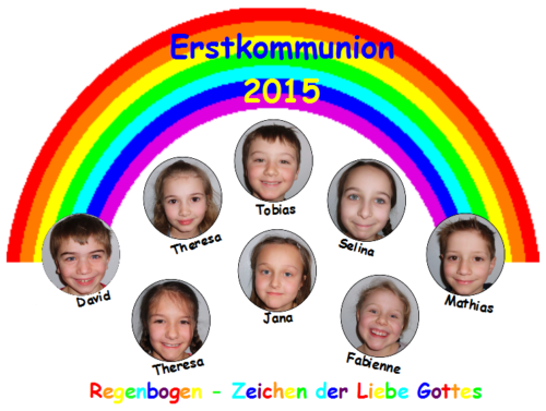 Erstkommunionkinder 2015 (© Foto: M. Traußnig)