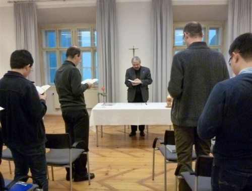 Einkehrtage mit unserem Spiritual Pater Thomas Neulinger SJ (© Foto: Priesterseminar Graz-Seckau/Gurk-Klagenfurt)