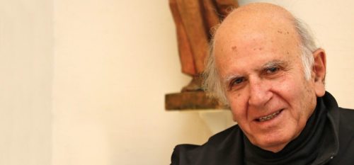 Der ägyptische Jesuit Henry Boulad im SONNTAG-Gespräch zur Lage in seiner Heimat, zur Entwicklung der Kirche und sein Vertrauen auf Gottes Heilswirken. (© Foto: Foto: Georg Haab / SONNTAG)