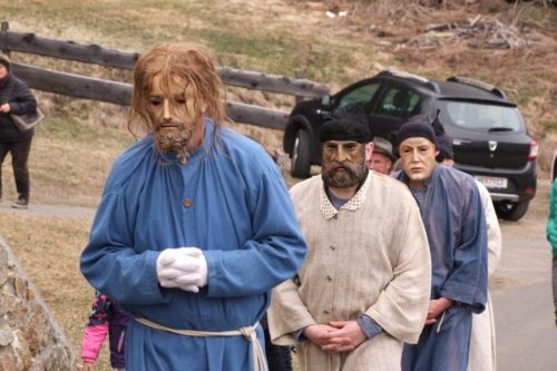 Jesus und seine Jünger auf dem Weg zum Ölberg (© Foto: Dr. Manuela Maier)