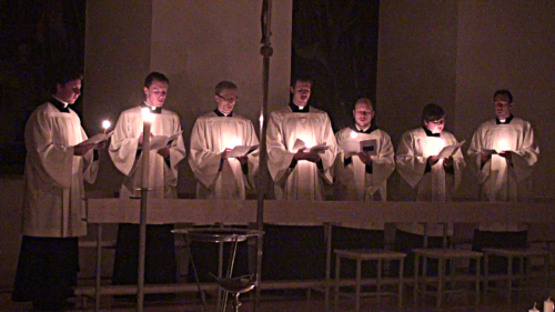Die Schola des Priesterseminares (© Foto: Priesterseminar)