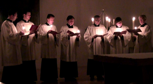 Die Schola des Priesterseminares (© Foto: Priesterseminar)