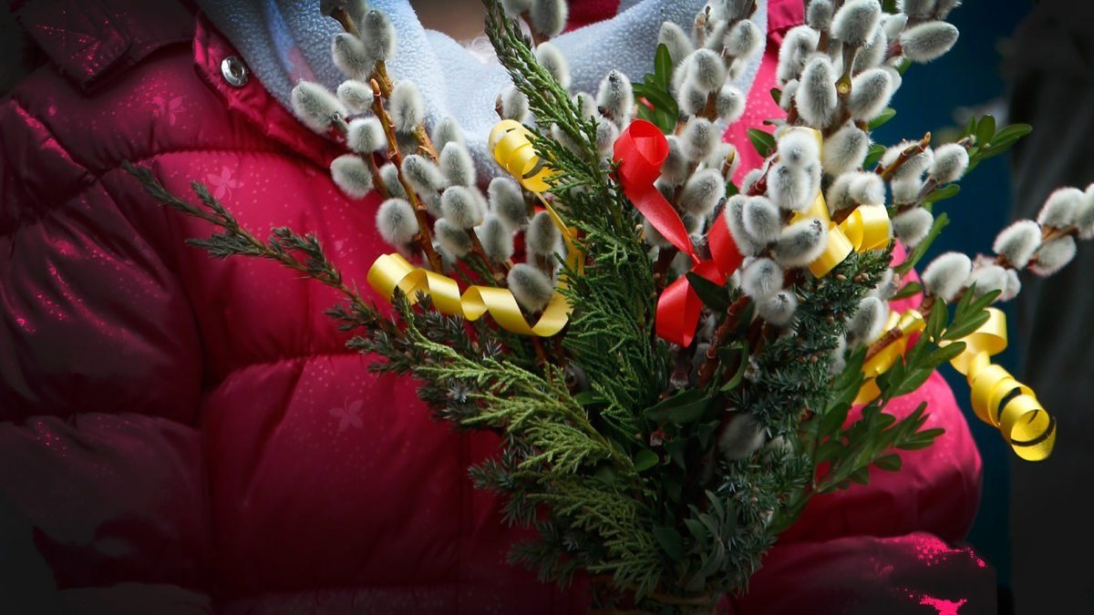 Palmsonntag Beginn Der Karwoche Palmprozession Und Hl Messe