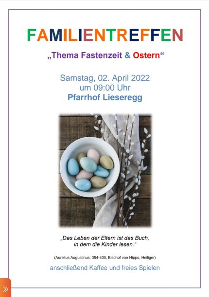 © Foto: Pfarrkanzlei Seeboden