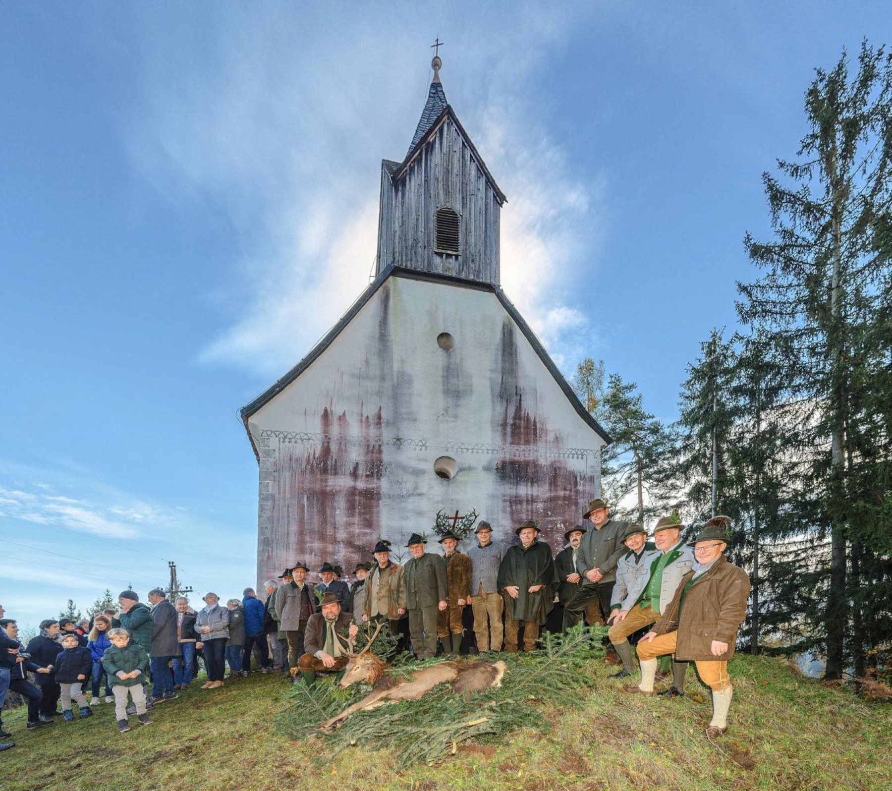 Stimmungsvolle Hubertusmesse am Reisberg