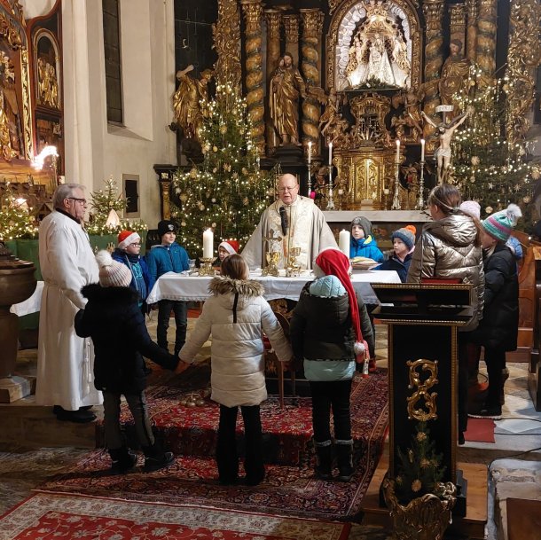 Bild: Christmette in Maria Rojach 