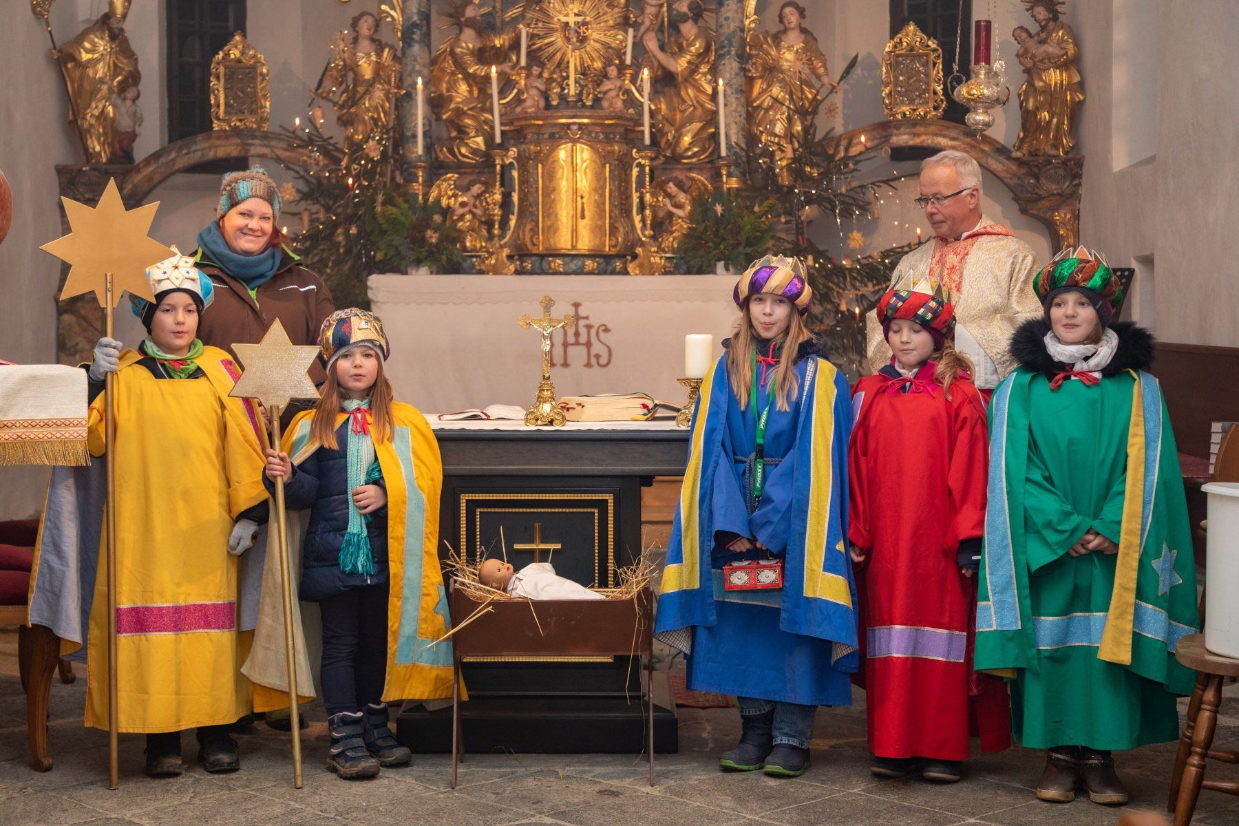 Gottesdienst mit den Sternsingern am 5. Jänner 2023