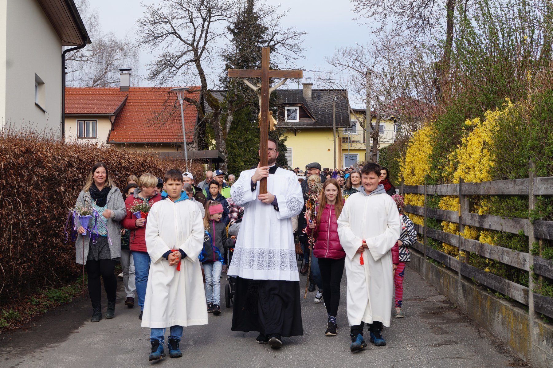  „Jesus zieht in Jerusalem ein“ Illustration 