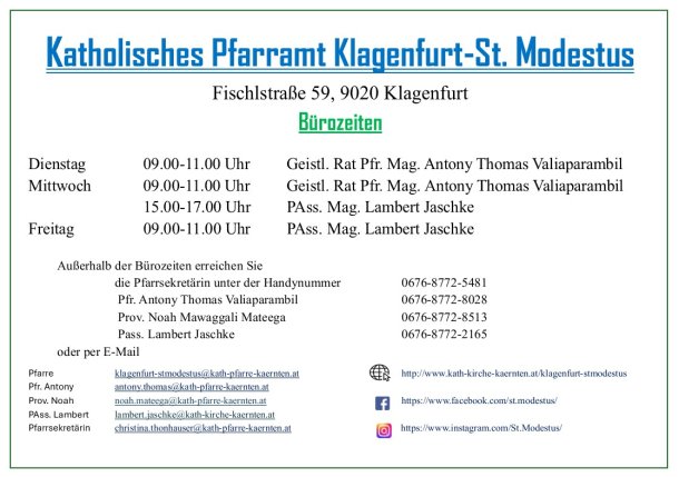 Bild: Kanzleistunden