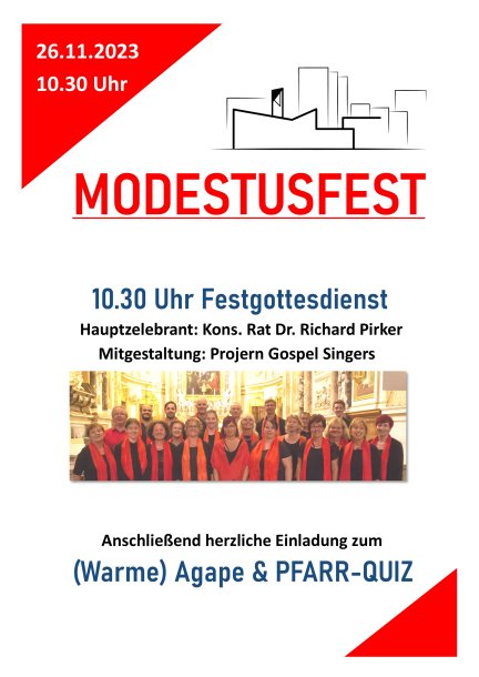 Bild: 26.11.2023: Modestusfest und Pfarrquiz