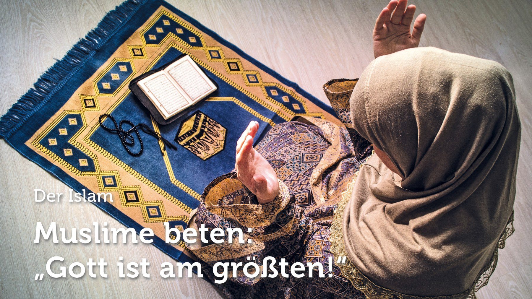 Der Islam Muslime beten “Gott ist am größten”