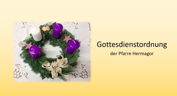 Gottesdienstordnung
