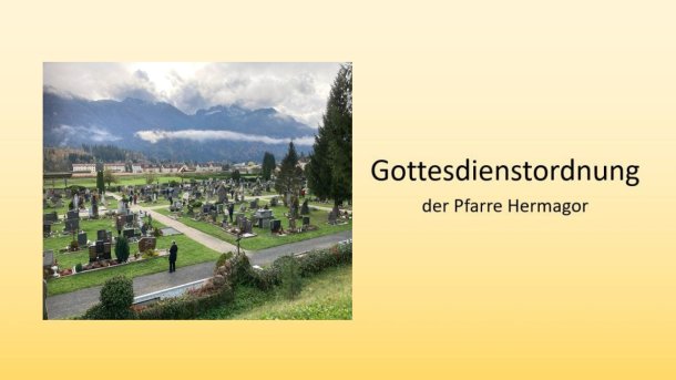 Gottesdienstordnung