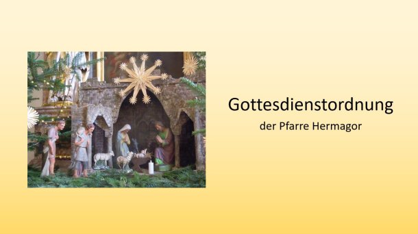 Gottesdienstordnung