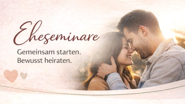 Bild: Eheseminare: Gemeinsam starten. Bewusst heiraten.