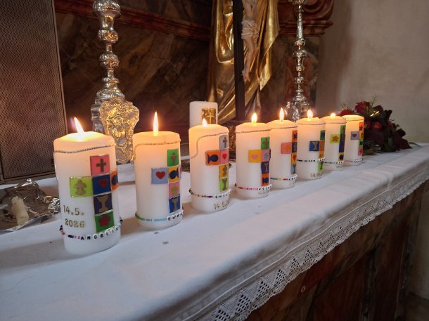 Bild: Vorstellung der Erstkommunionkinder 2026