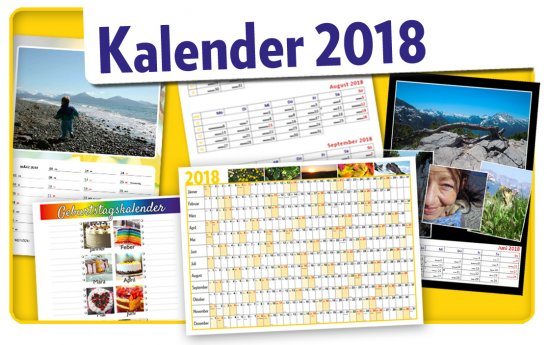 Bild: Kalender und Jahresplaner 2018