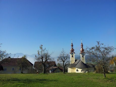 Bild: Die Pfarr- und Wallfahrtskirche "Mariä Himmelfahrt"