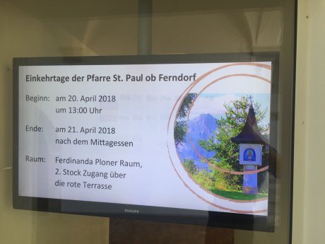 Bild: Pfarrklausur des Pfarrgemeinderates im Kloster Wernberg