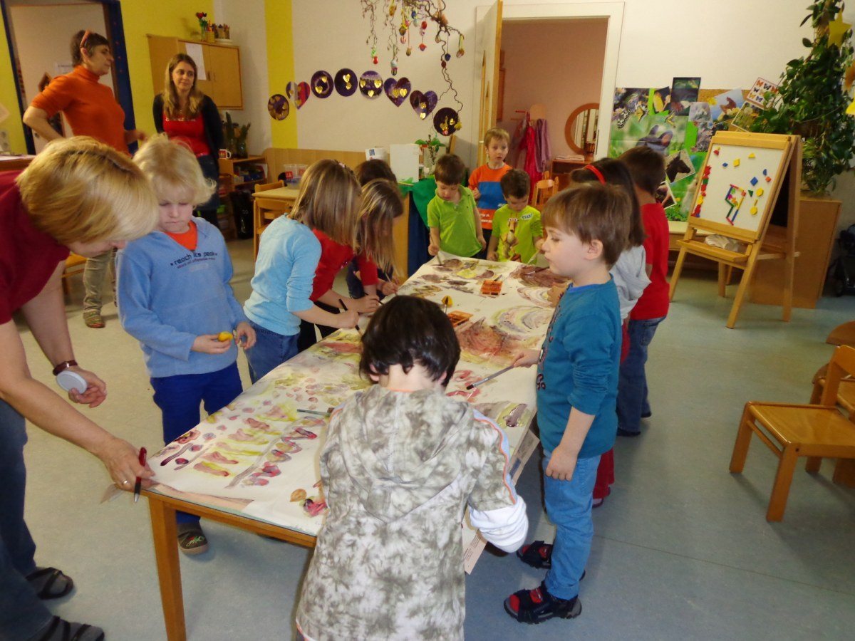 Kunstprojekt Im Kindergarten St Marienheim