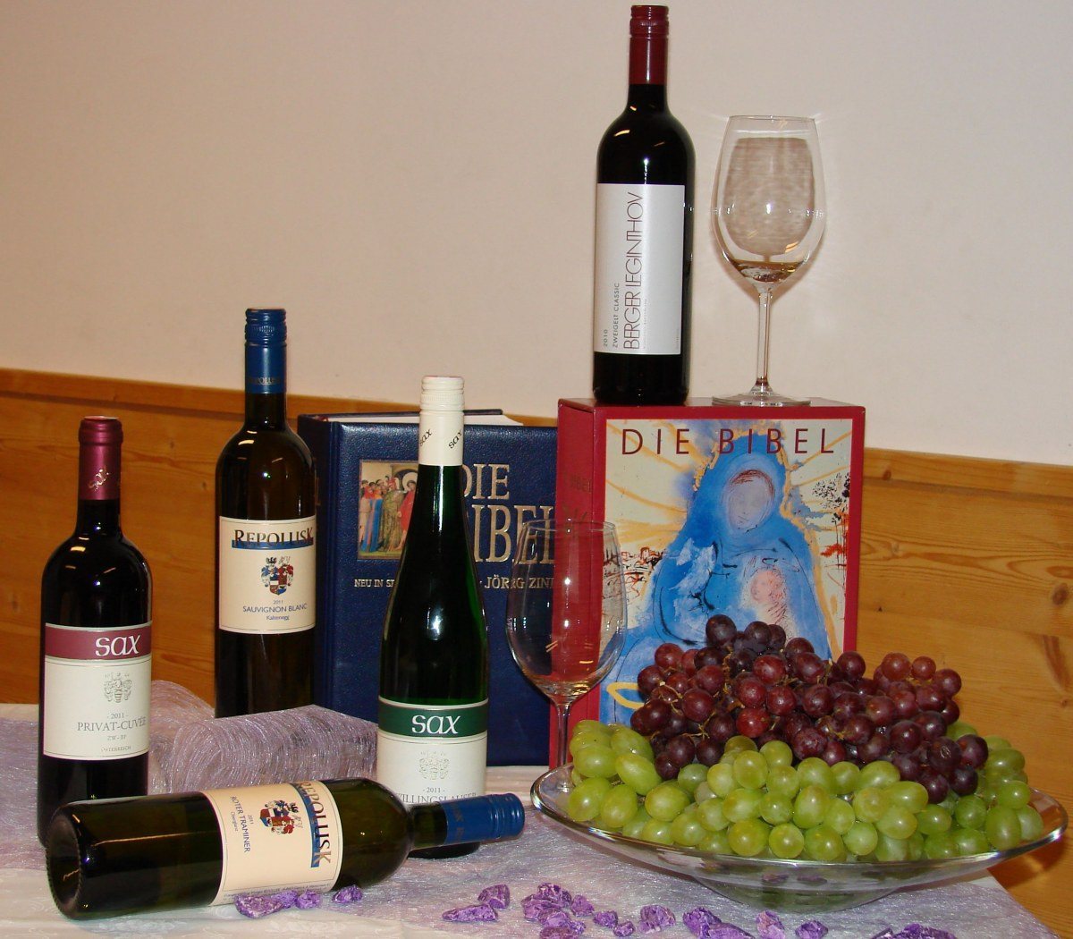 Der Wein Erfreut Des Menschen Herz