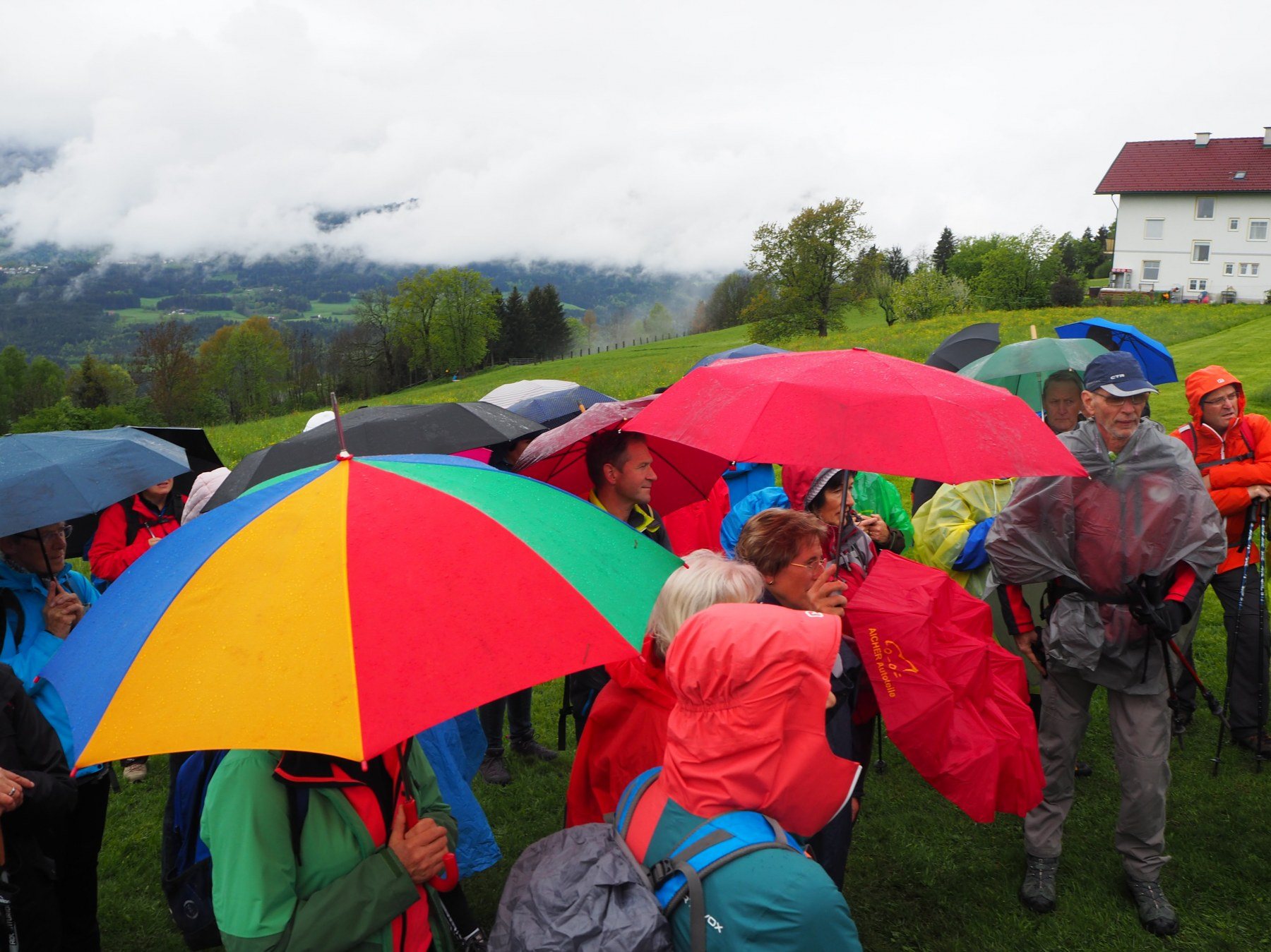 Pilger kennen kein Schlechtwetter
