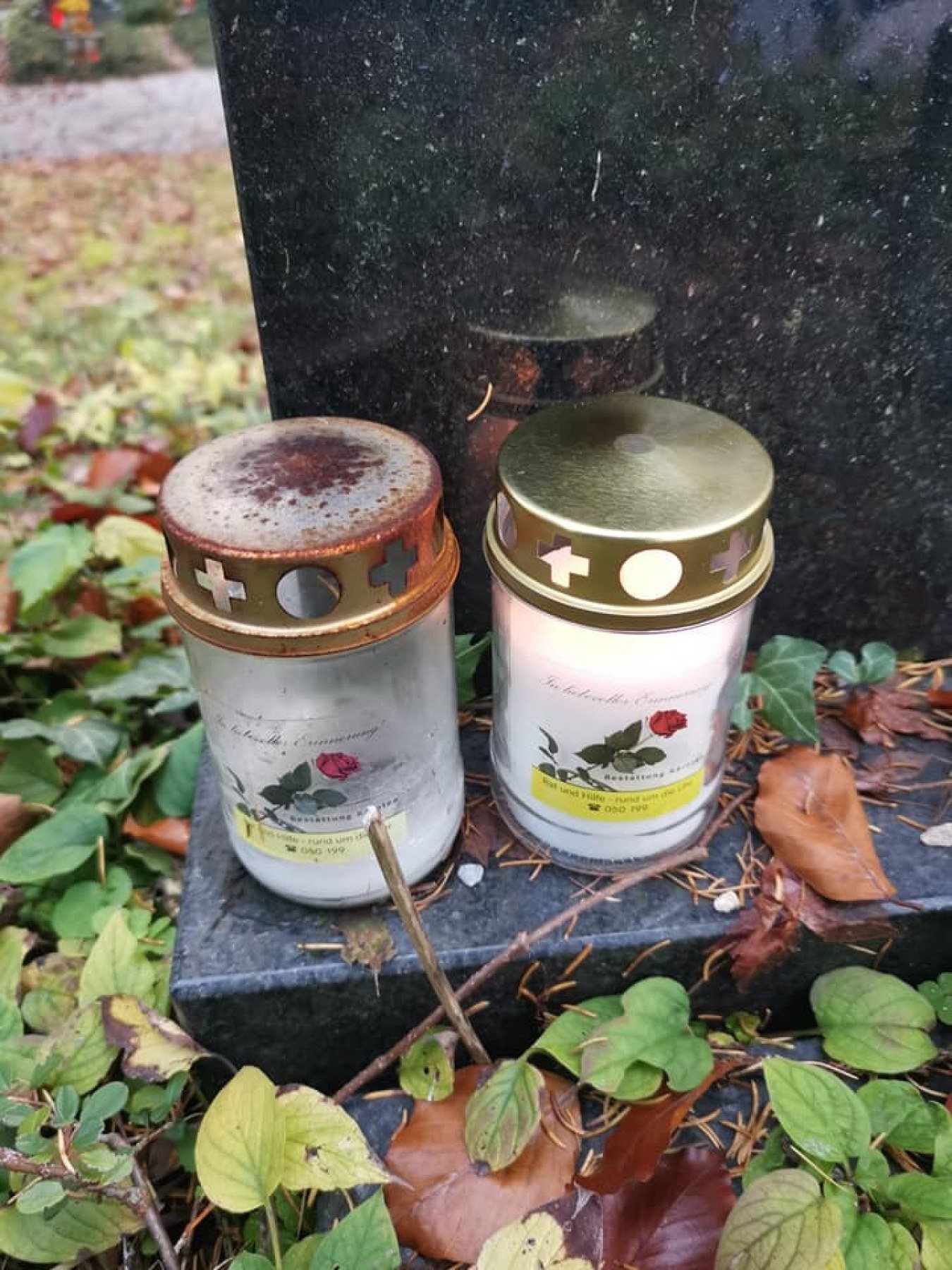 Kerzen Fr Verstorbene Anznden
