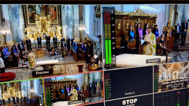 Bild zum Eintrag 'Livestream-Übertragungen und Videos zum Nachschauen aus der Domkirche Klagenfurt'