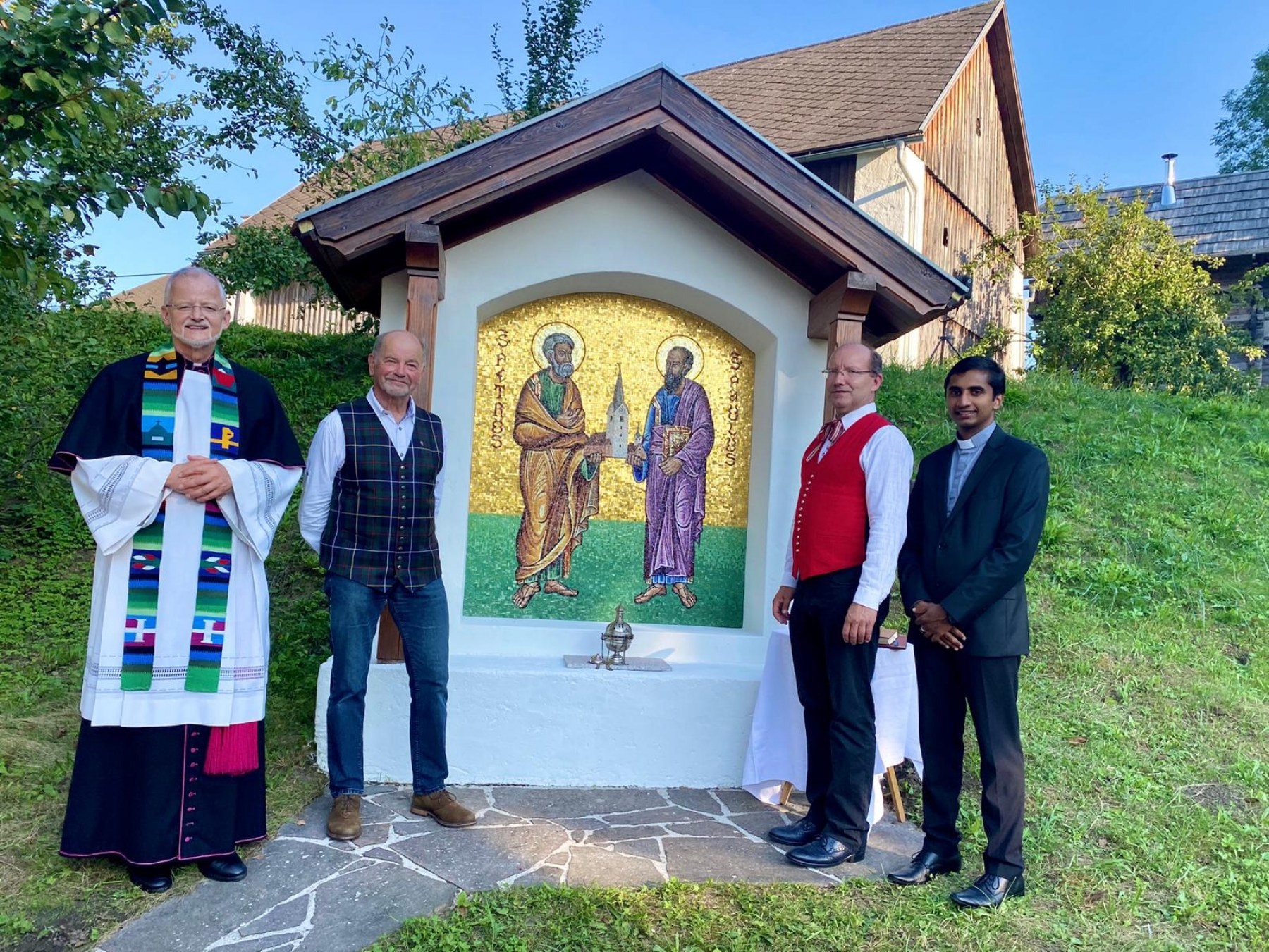 BildstockEinweihung in der Pfarre Karnburg