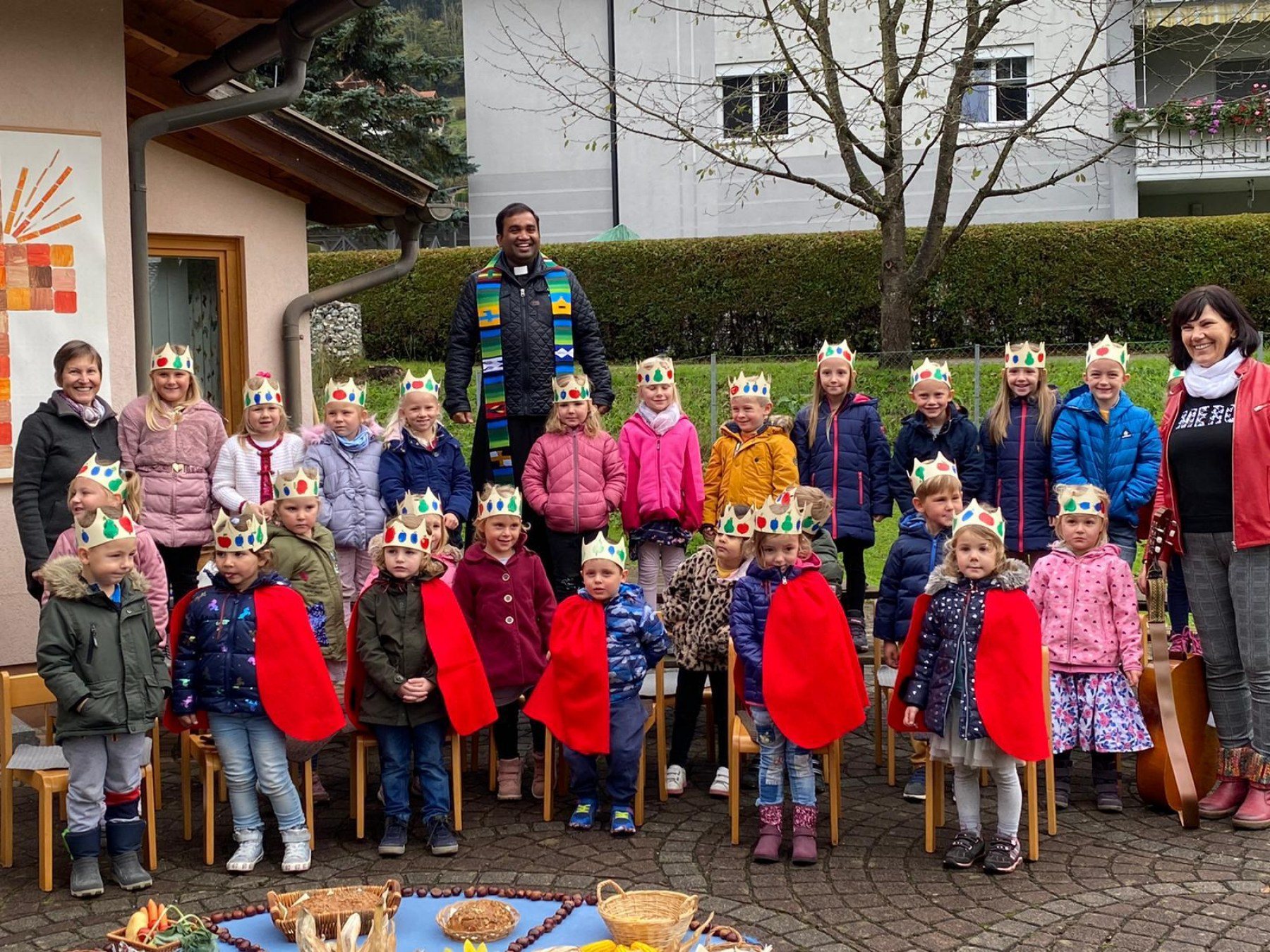  Erntedankfest in Kindergarten Illustration 
