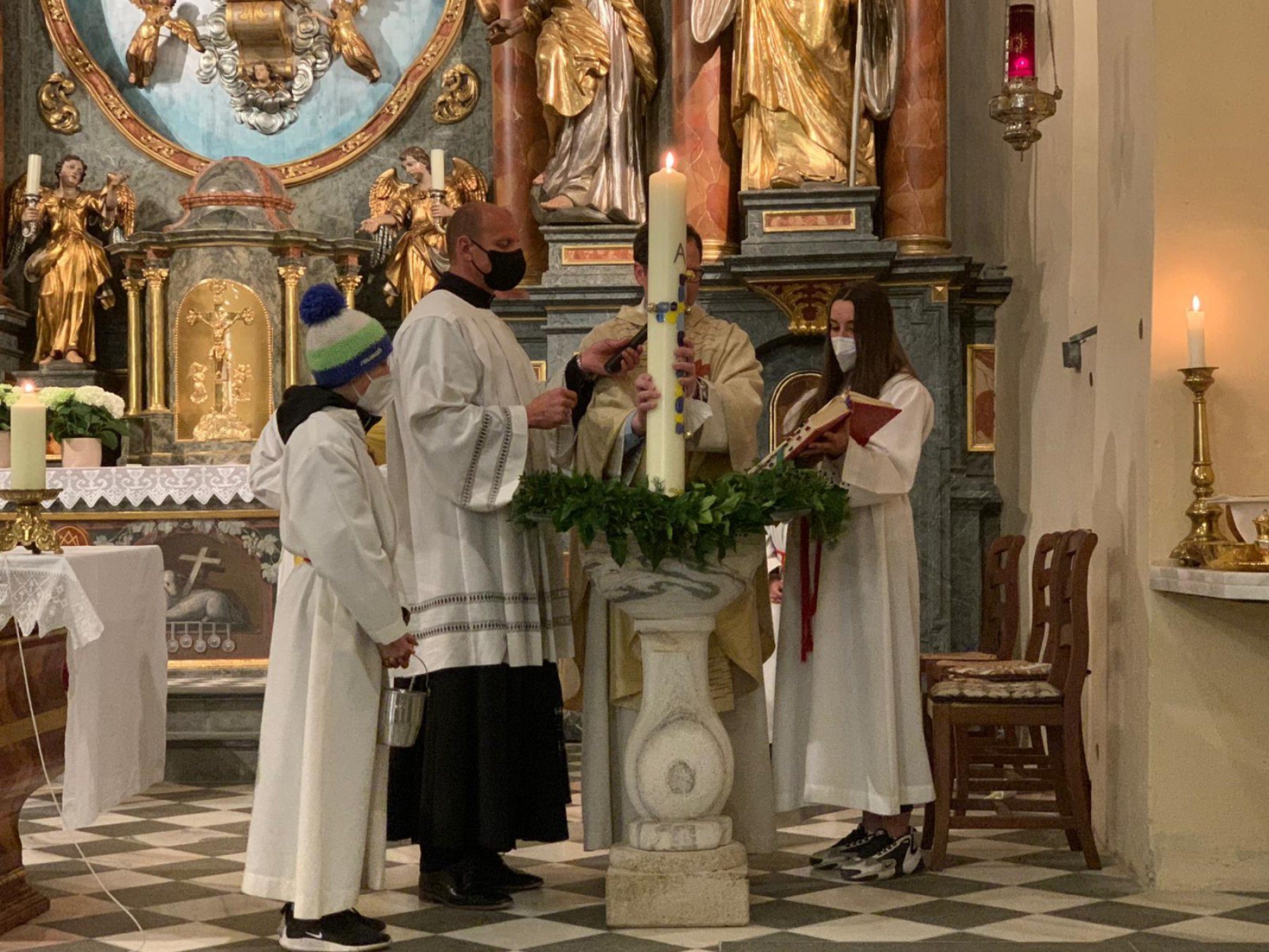 Osternacht in der Wallfahrtskirche